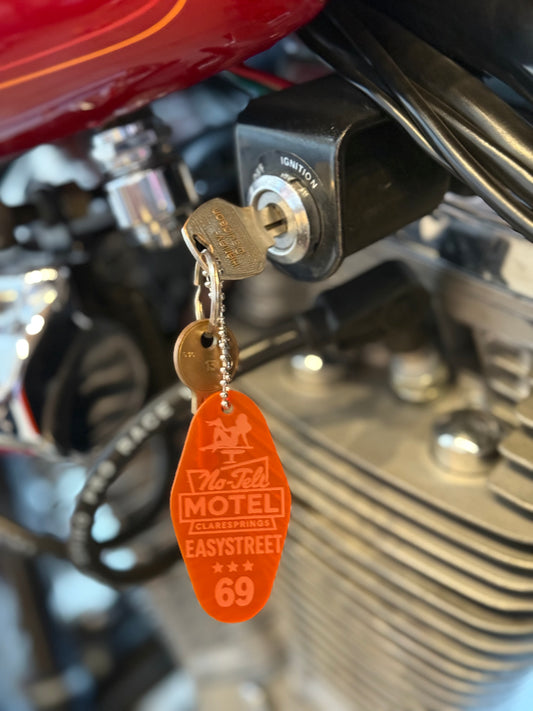 No Tell Motel Keychains